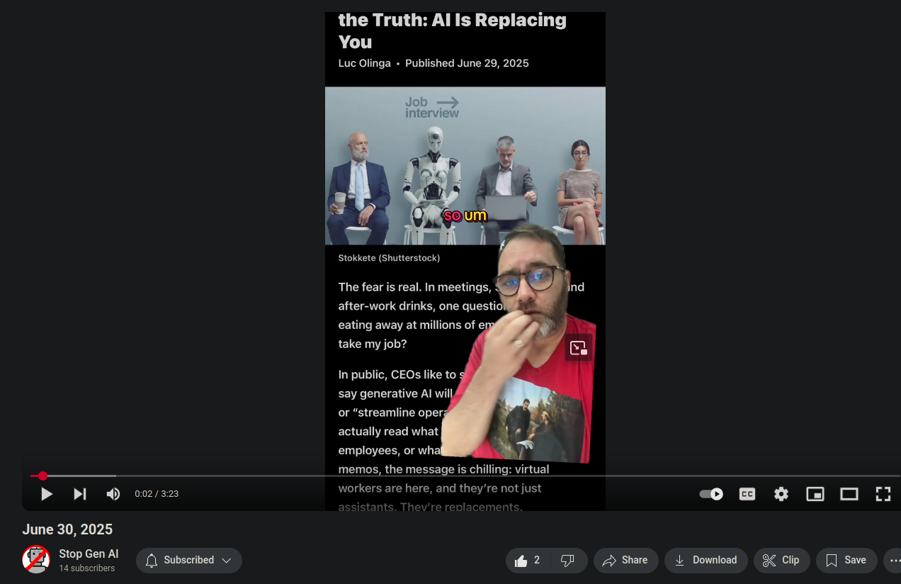 Ryan Wilson’s badass communist videos for Stop Gen AI