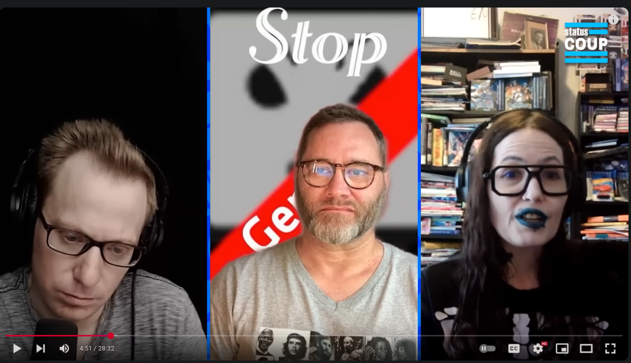 Status Coup appearance, and some other anti-Gen AI videos that are highly recommended